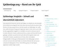 Tablet Screenshot of geldanlage.org